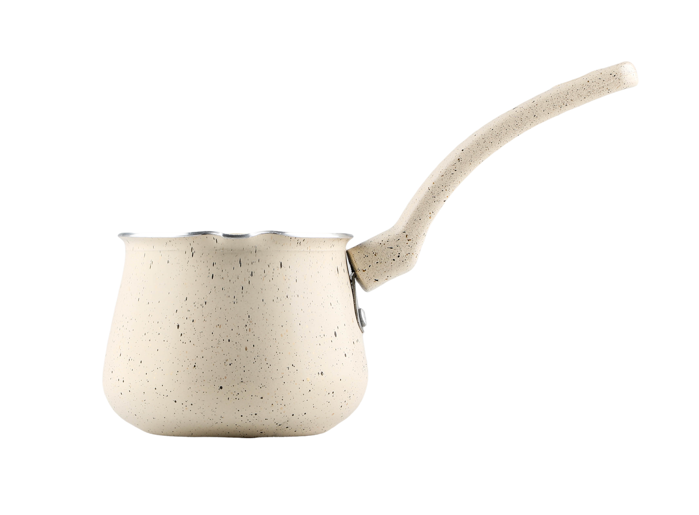 ركوة من بيستر، مصنوعة من جرانيت، لون بيج، سعة 360 مل