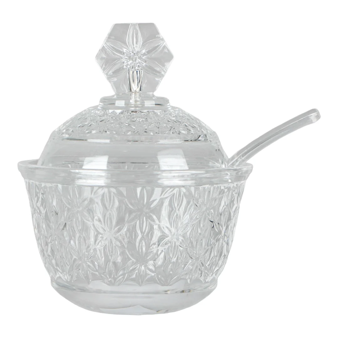 سكرية أكريليك بغطاء من سوليتير