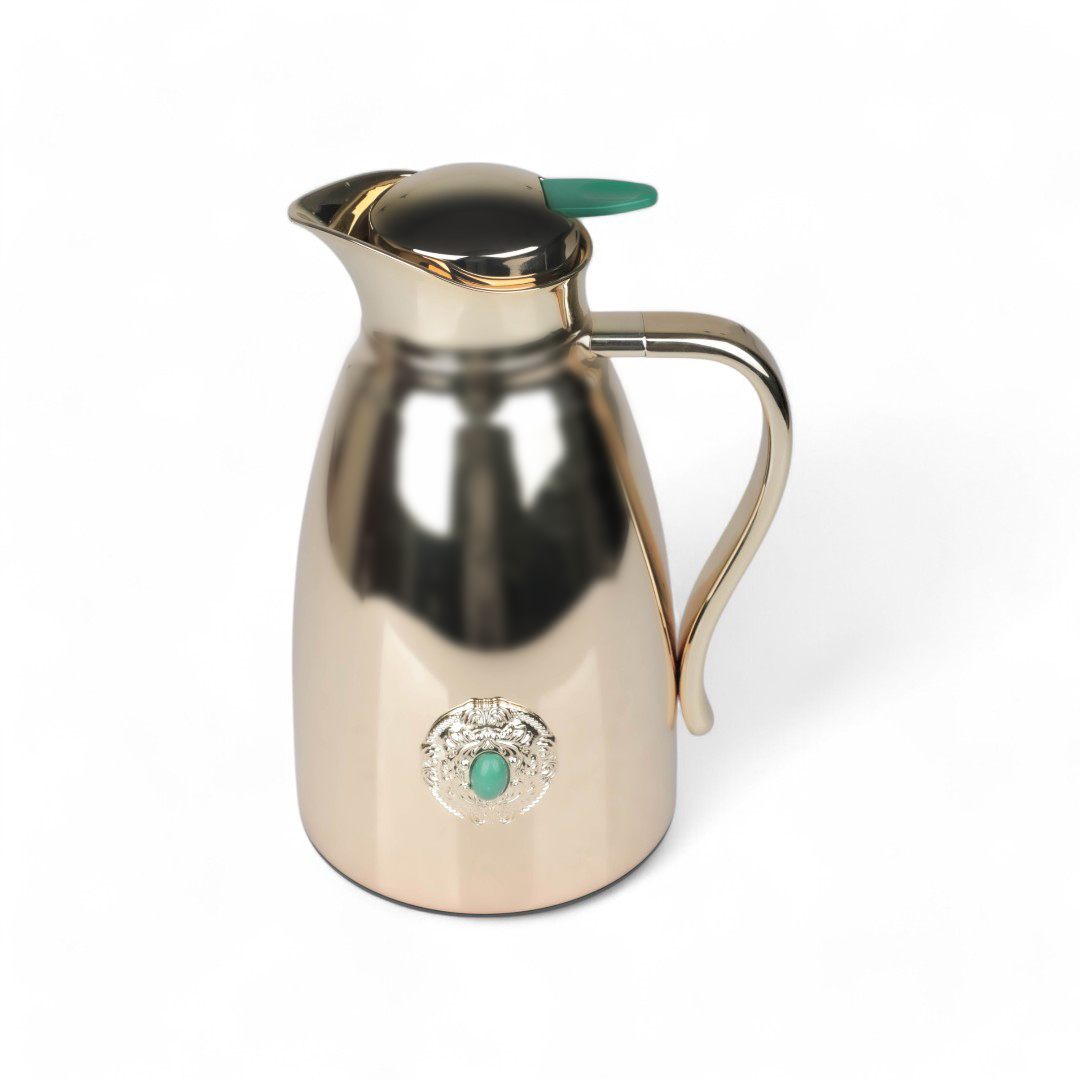 ترمس كوين من سوليتير، بحجر أخضر