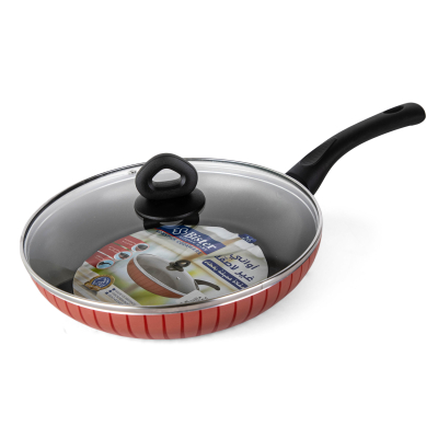 مقلاة بيستر بمقبض وغطاء زجاجي